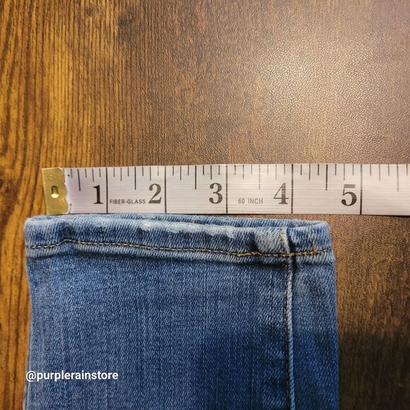 Madewell Jeans 28 Skinny 10" High Rise Leavitt Wash M6234 Tummy Control Stretch - Picture 12 of 13